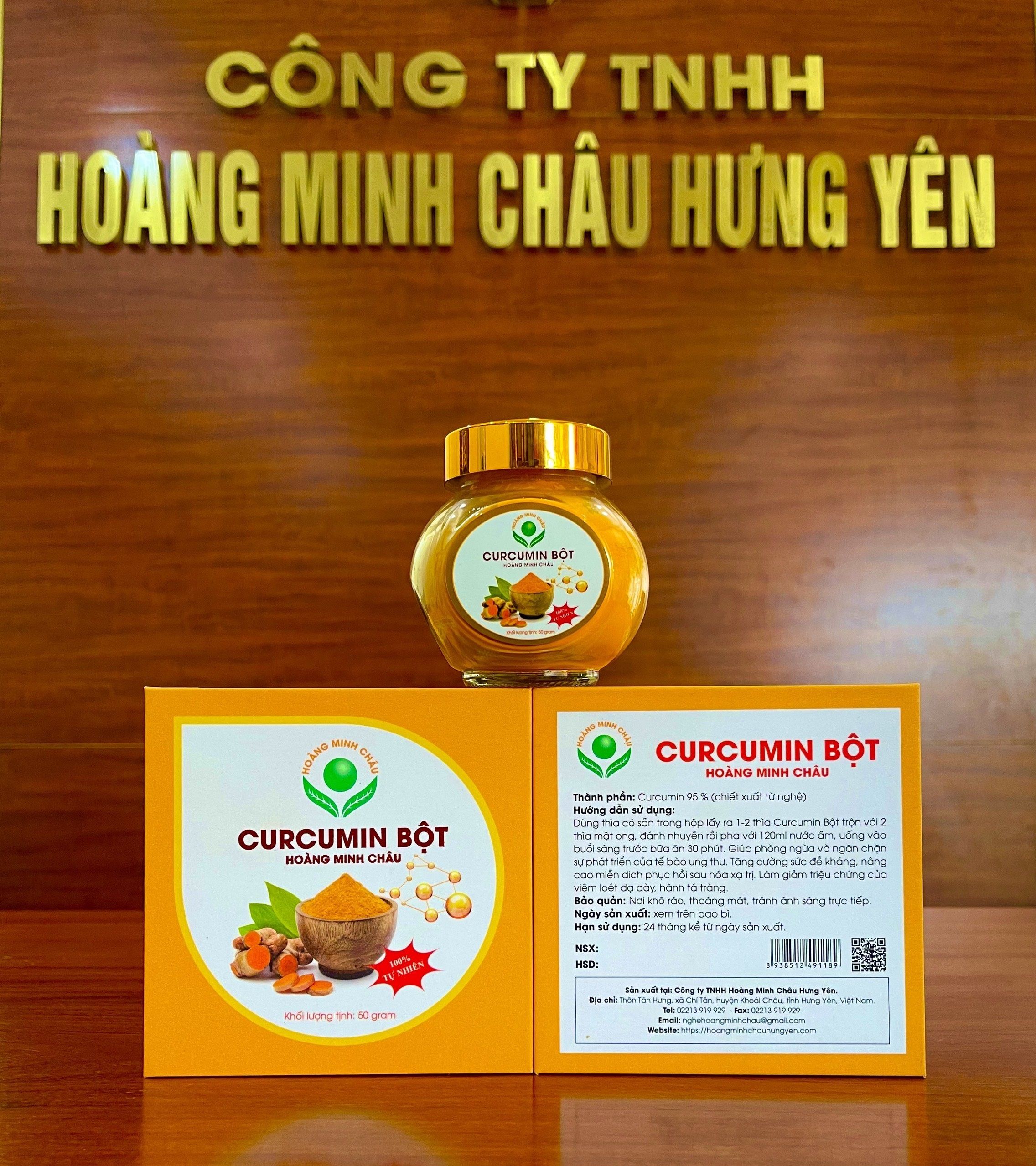 Thần dược sức khỏe mang tên CURCUMIN BỘT Hoàng Minh Châu Hưng Yên